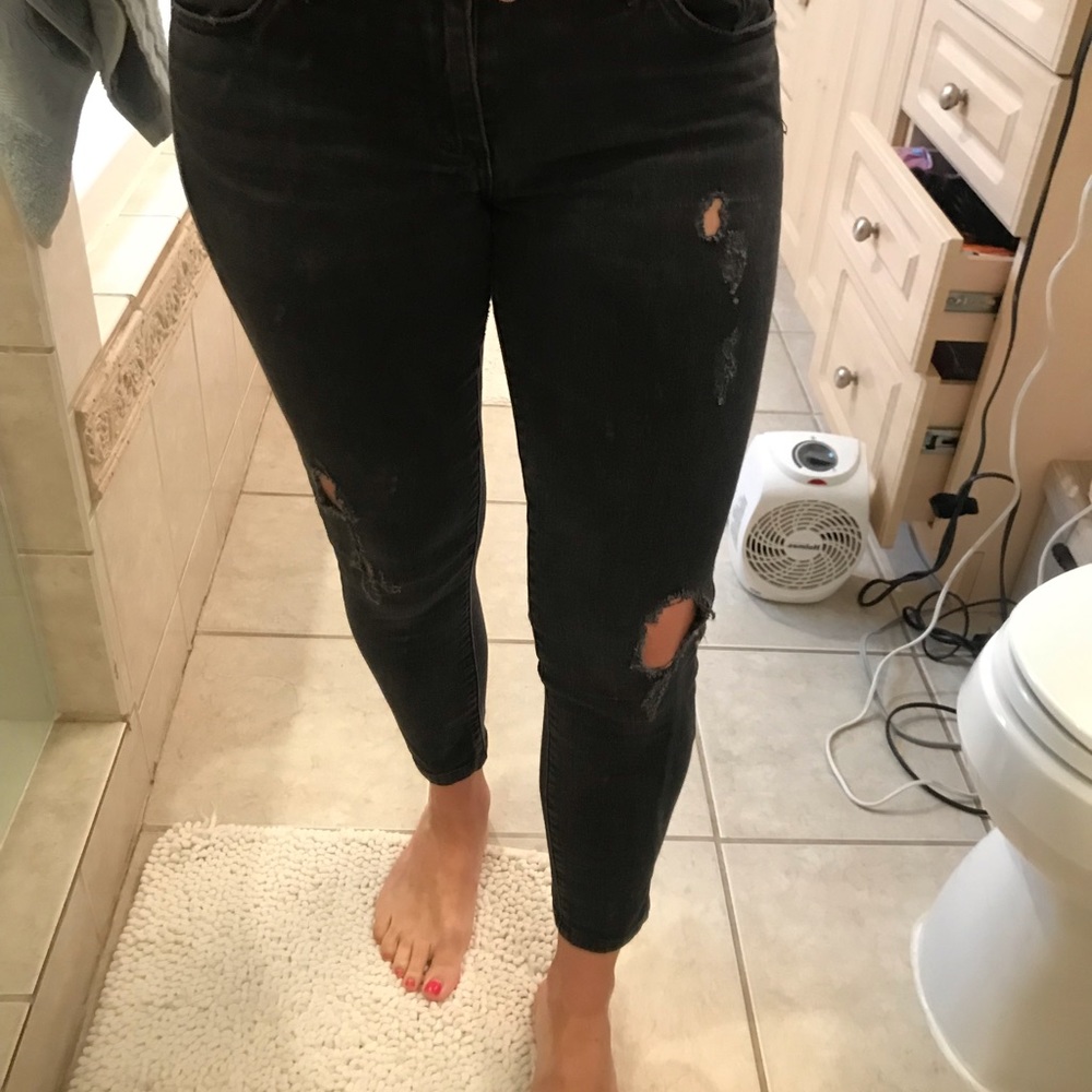 Ag Adriano goldschimed Black  jeans size 27